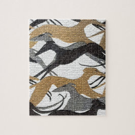 Quebra-cabeça Pulando cães