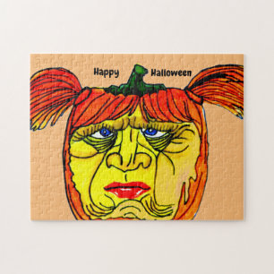 QUEBRA-CABEÇA PUMPKIN DA GAROTA BOBO HALLOWEEN