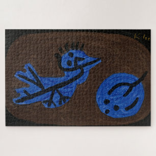 Quebra-cabeça Pumpkin de pássaro azul - Paul Klee 1939