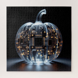 Quebra-cabeça Pumpkin de vidro do Conselho Dourado Circuito Pret