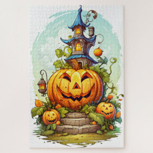 Quebra-cabeça Pumpkin Feliz das Bruxas