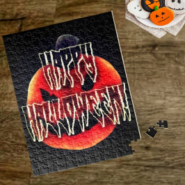 Quebra-cabeça Pumpkin Scare-Wht