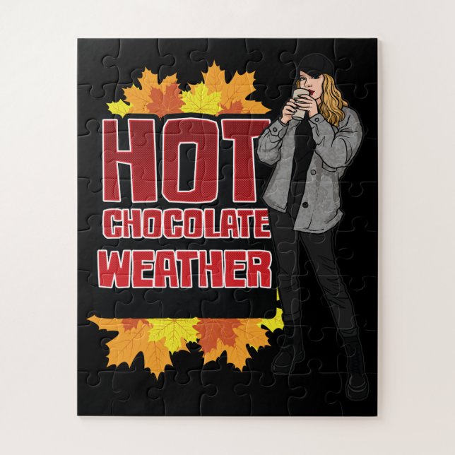 Quebra-cabeça Pumpkin Spice Queda Outono Colheita Ação de Graças (Vertical)