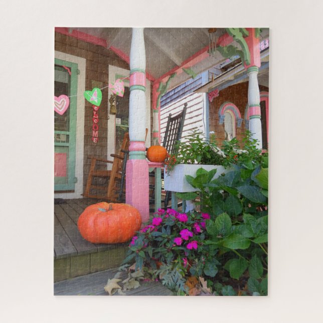 Quebra-cabeça Pumpkins e Corações - Vineyard de Martha (Vertical)