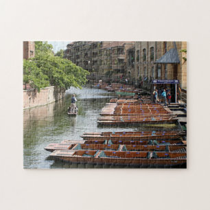 Quebra-cabeça Punts em Cambridge, Inglaterra