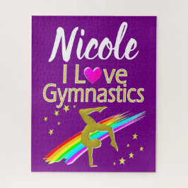 QUEBRA-CABEÇA PURPER I AMOR GYMNASTICS DESIGN