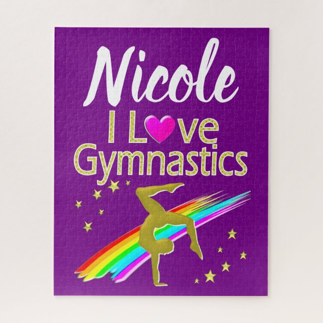 QUEBRA-CABEÇA PURPER I AMOR GYMNASTICS DESIGN (Vertical)