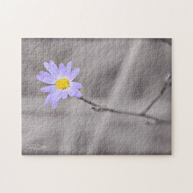 Quebra-cabeça Purple Aster in Selective Color (Horizontal)