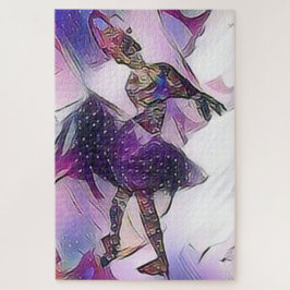 Quebra-cabeça Purple Ballerina Original Art Lilac Fairy