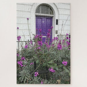 Quebra-cabeça Purple Door Hackney East London Reino Unido