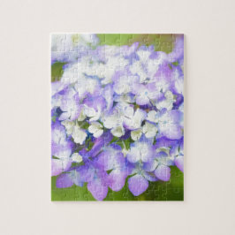 Quebra-cabeça Purple hydrangea | greeting | mothersday |