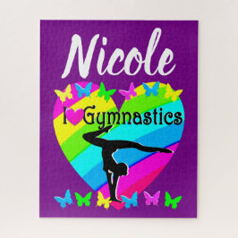 QUEBRA-CABEÇA PURPLE RAINBOL EU AMO DESIGN GINÁSTICO