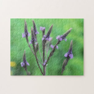 Quebra-cabeça Púrpura Vervain Wildflower Photo Painting