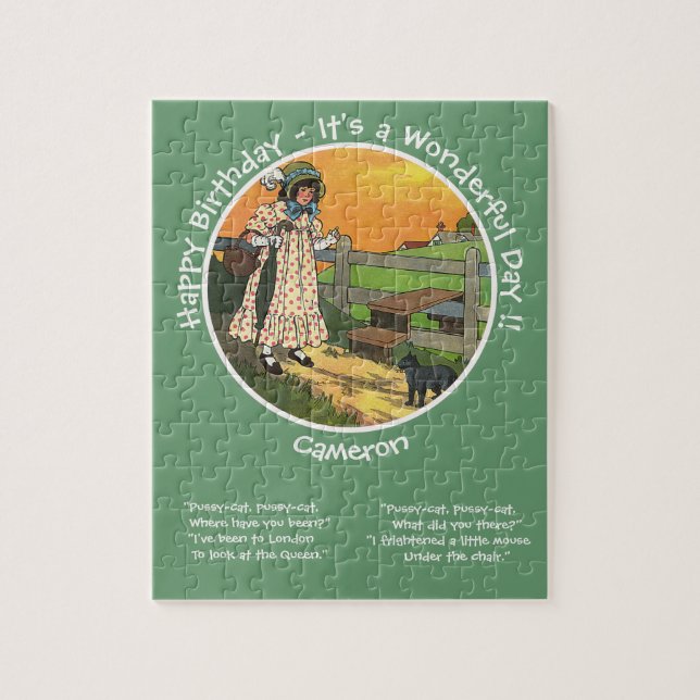 Quebra-cabeça Pussy-Cat, Onde Você Esteve? Festa de aniversário (Vertical)