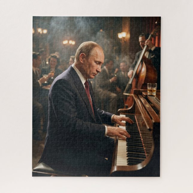 Quebra-cabeça Putin Jazz Piano Nova Orleans (Vertical)