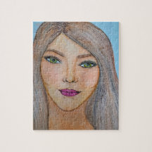 Puzzel unieke style tekening