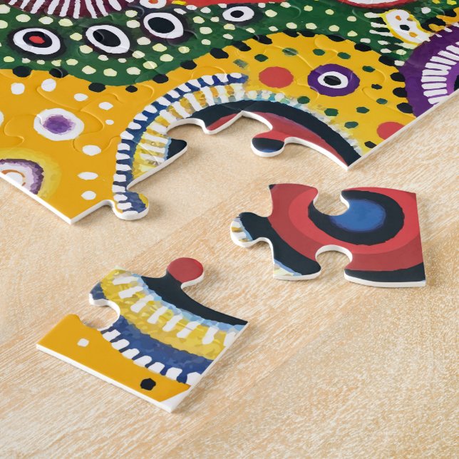 Quebra-cabeça Puzzle Artístico Psicodélico de 252 piezas  (Lateral)