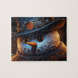 Quebra-Cabeça (Puzzle) Boneco de Neve Estiloso