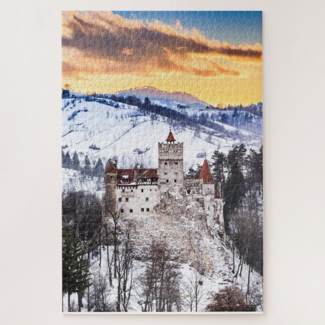 Quebra-cabeça Puzzle, Bran Castle the house of Dracula (Vertical)