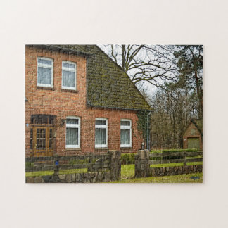 Quebra-cabeça Puzzle “Casa de ladrillos en Bispingen”