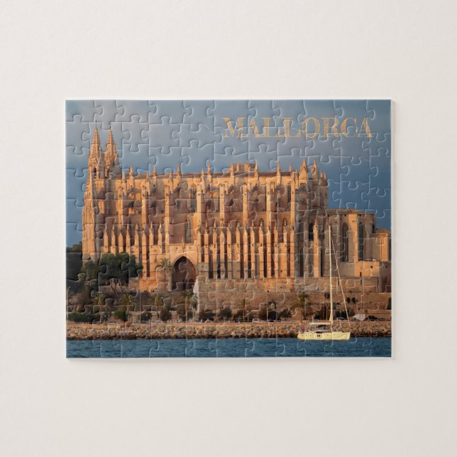 Quebra-cabeça puzzle catedral de Palma de Mallorca (Horizontal)