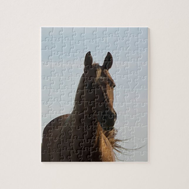 Quebra-cabeça Puzzle de cavalo (Vertical)