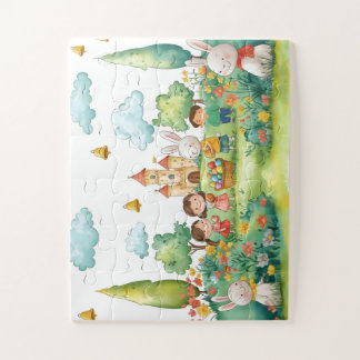 Quebra-cabeça Puzzle de Pâques 30 pièces – Chasse aux œufs