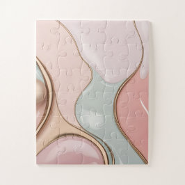 Quebra-cabeça Puzzle em gráfico abstrato elegante