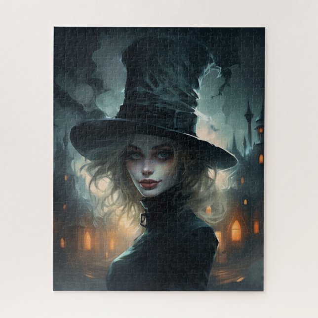 Quebra-cabeça Puzzle Eyes of the Mysterious Woman (Vertical)