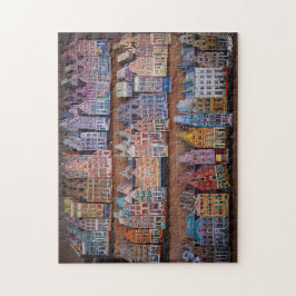 Quebra-cabeça Puzzle "Fachadas de Ámsterdam"