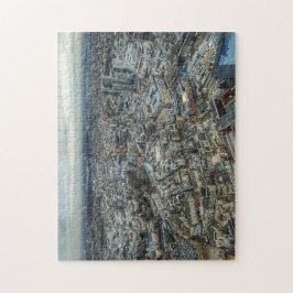 Quebra-cabeça Puzzle “Frankfurt desde el cielo – Trama urbana”