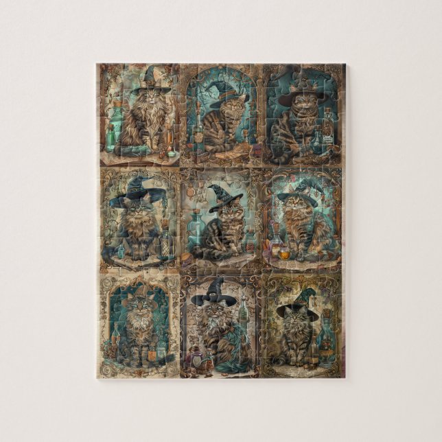 Quebra-Cabeça (Puzzle) Halloween das 9 Vidas (Vertical)