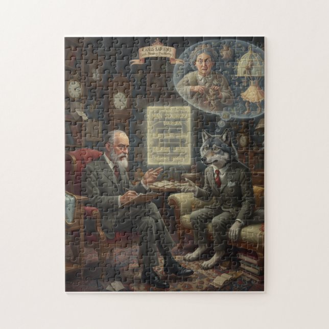 Quebra-cabeça Puzzle Homem-Lobo de Freud (Vertical)