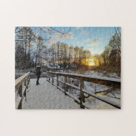 Quebra-cabeça Puzzle “Invierno en Bispingen"