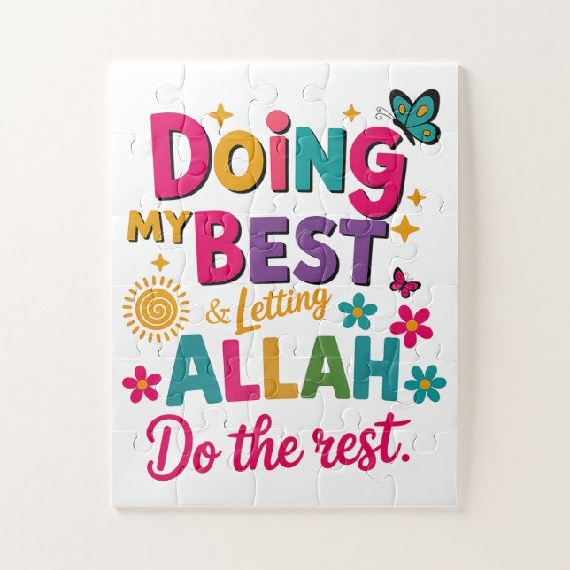Quebra-cabeça Puzzle-Islamic Kids Puzzle – 30-Piece Oversized (Vertical)
