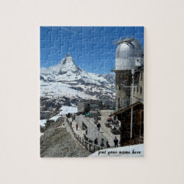 Quebra-cabeça Puzzle of Matterhorn Zermatt