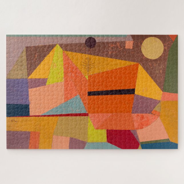 QUEBRA-CABEÇA PUZZLE : PAUL KLEE : JOYFUL MOUNTAIN LANDSCAPE (Horizontal)