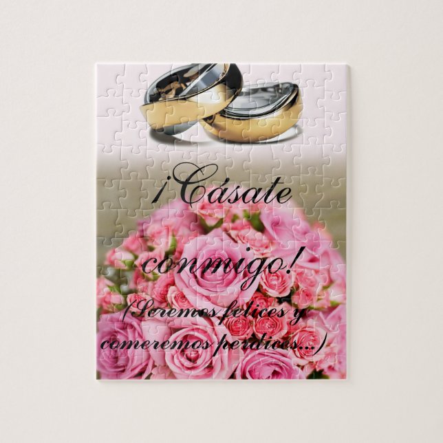 Quebra-cabeça Puzzle propuesta de matrimonio (Vertical)