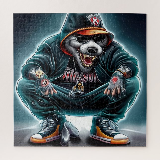 Quebra-cabeça Puzzle Rap Série 1-7 (Vertical)