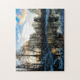 Quebra-cabeça Puzzle “Reflejos de invierno en Bispingen”