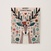 Puzzle “Renne de Noël“