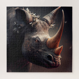 Quebra-cabeça Puzzle Rhinocéros