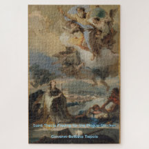 PUZZLE Santa Tecla Afligida pela Peste Pintura