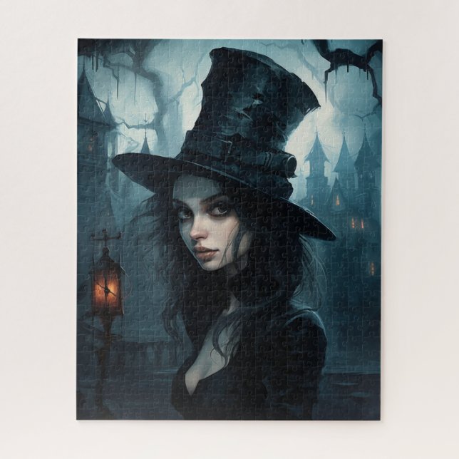 Quebra-cabeça Puzzle Shadows of the Mysterious Woman (Vertical)