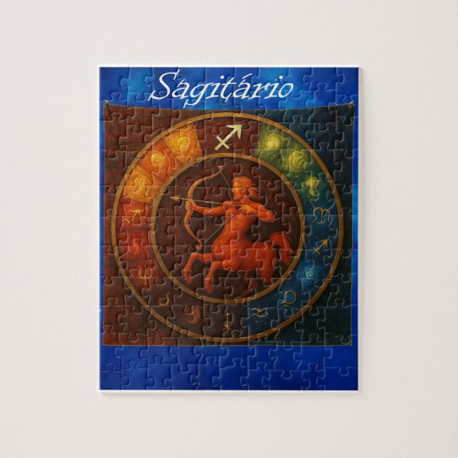 Quebra-Cabeça (Puzzle) Signo de Sagitário (Vertical)