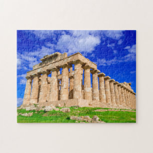 Quebra-cabeça Puzzle templo Selinunte na Sicília