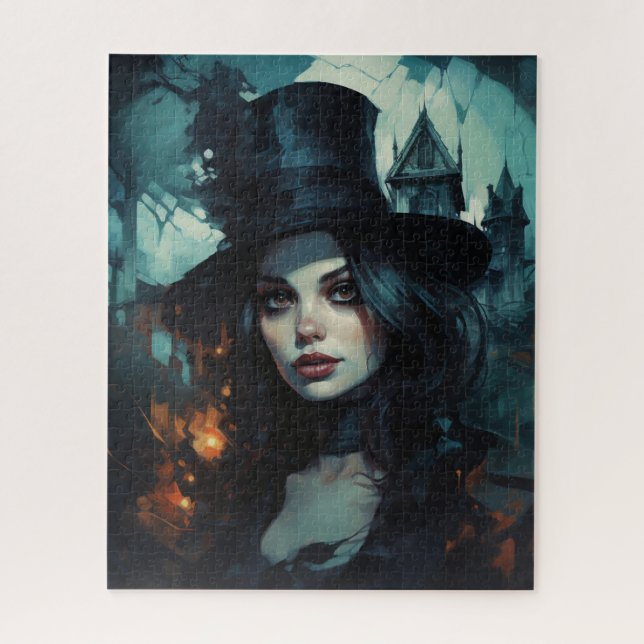 Quebra-cabeça Puzzle The Enigma of the Mysterious Woman (Vertical)