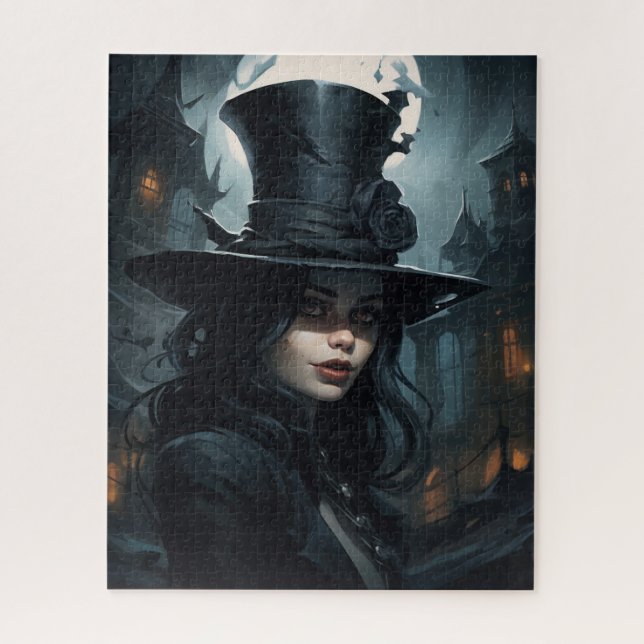 Quebra-cabeça Puzzle The Secret of the Mysterious Woman (Vertical)