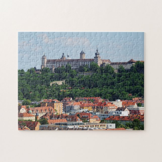 Quebra-cabeça Puzzle Würzburg praça-forte Marienberg (Horizontal)