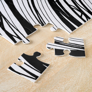 Quebra-cabeça PUZZLE you can color, black & white hand-drawn art